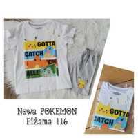 C&A Nowa piżama pokemon 116 piżama Nowa pokemon Pikachu 116