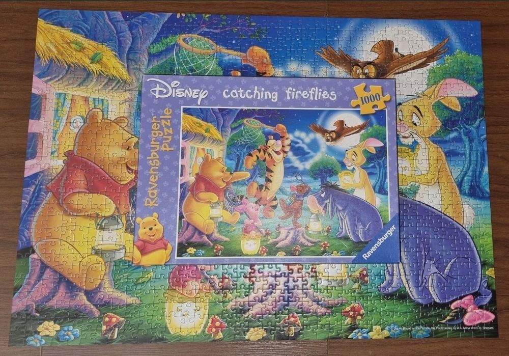 Puzzle Kubuś puchatek ravensburger 1000 el disney