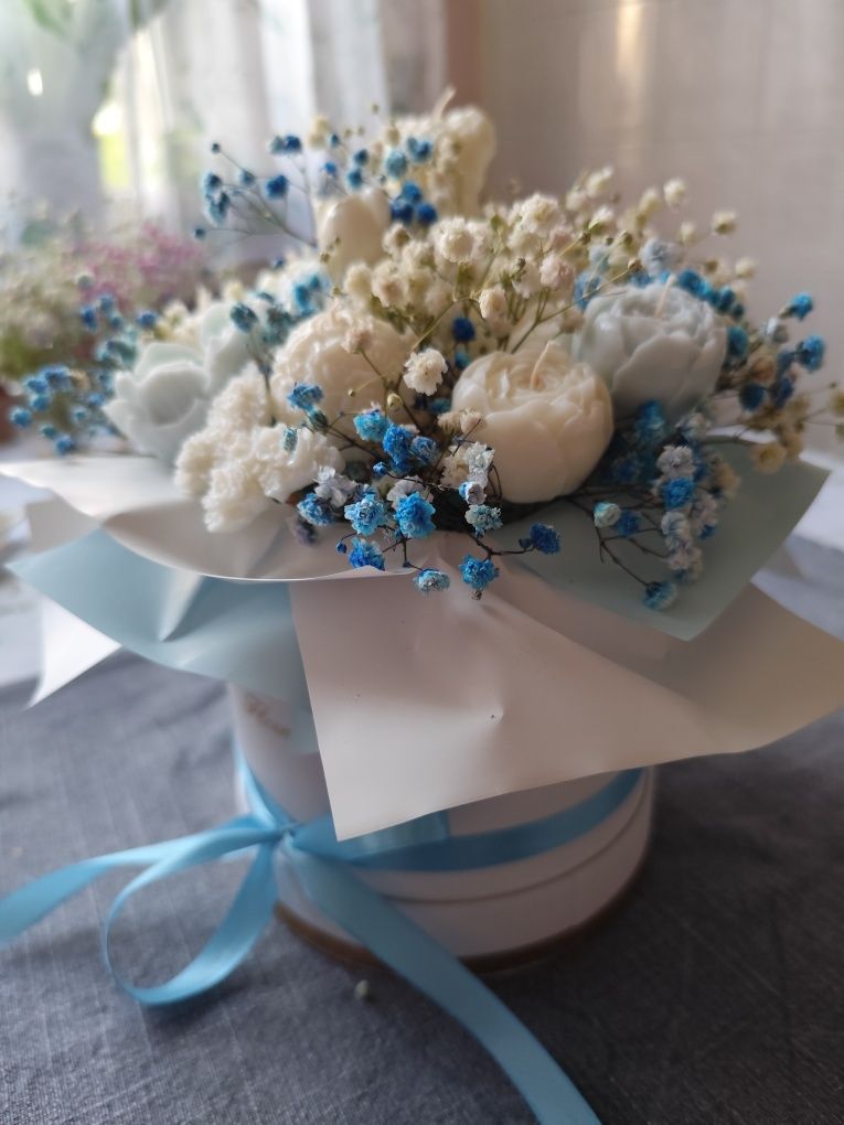 Flowerbox ze świec sojowych