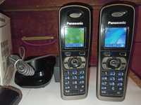 "Panasonic" Беспроводной  телефон на две трубки.