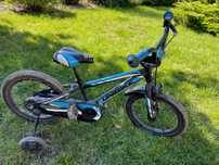 Rowerek unibike z bocznymi kółkami