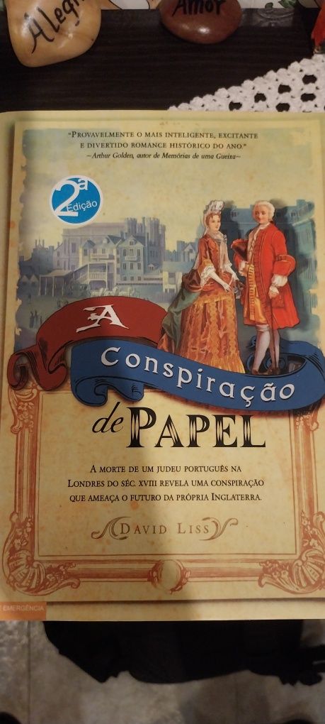 A conspiração de papel, romance