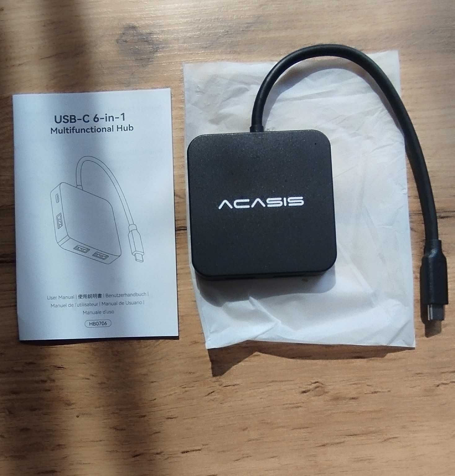 Adapter ACASIS 6 w 1 USB C do HDMI