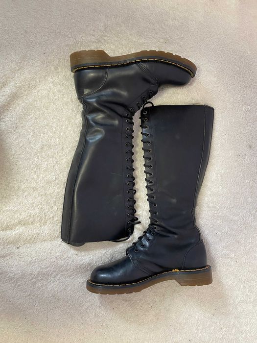 Dr Martens женские высокие сапоги р 38 24см оригинал