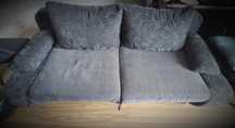 Kanapa sofa rozkładana szara