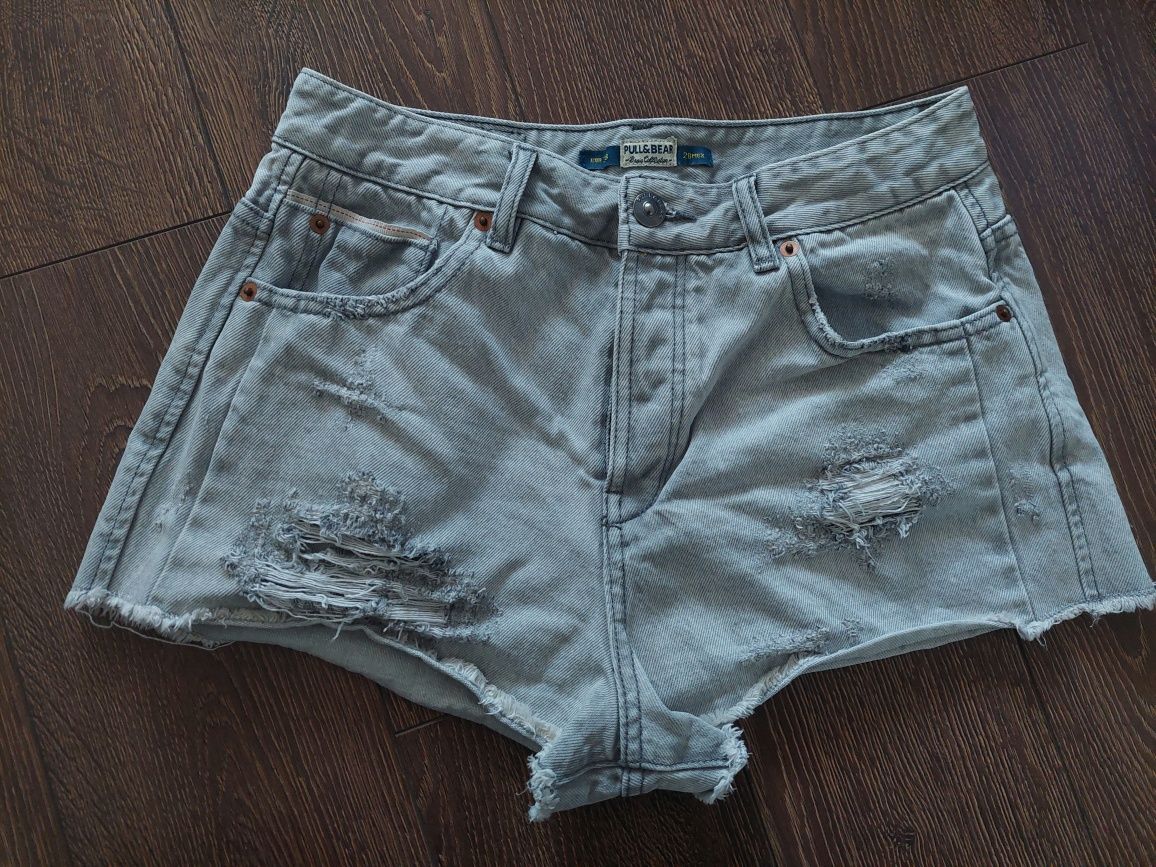 Szorty spodenki krótkie jeansowe dżinsowe 38