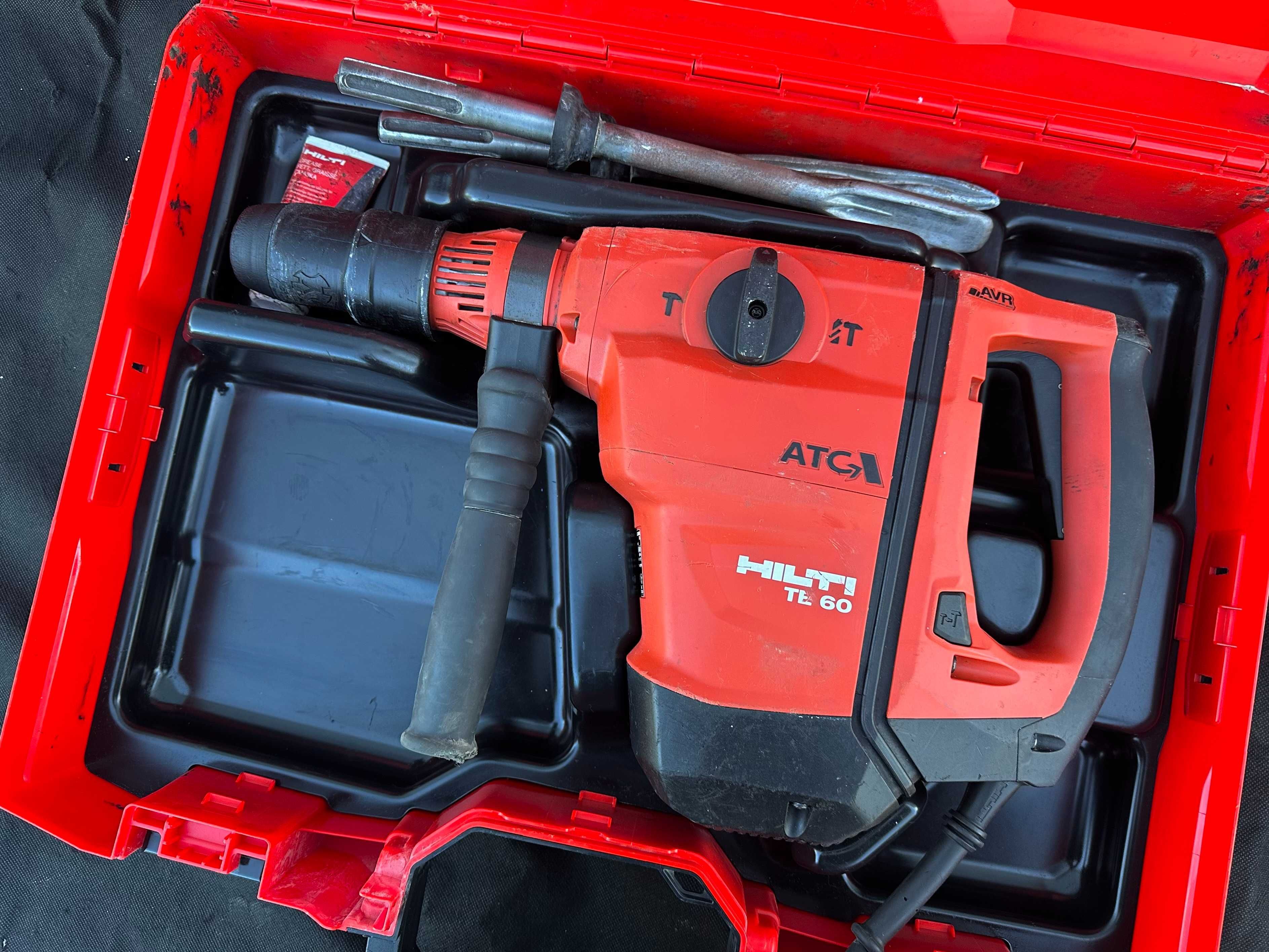 Młot Udarowo Obrotowy Hilti Te 60 ATC/AVR Zestaw Dłuta