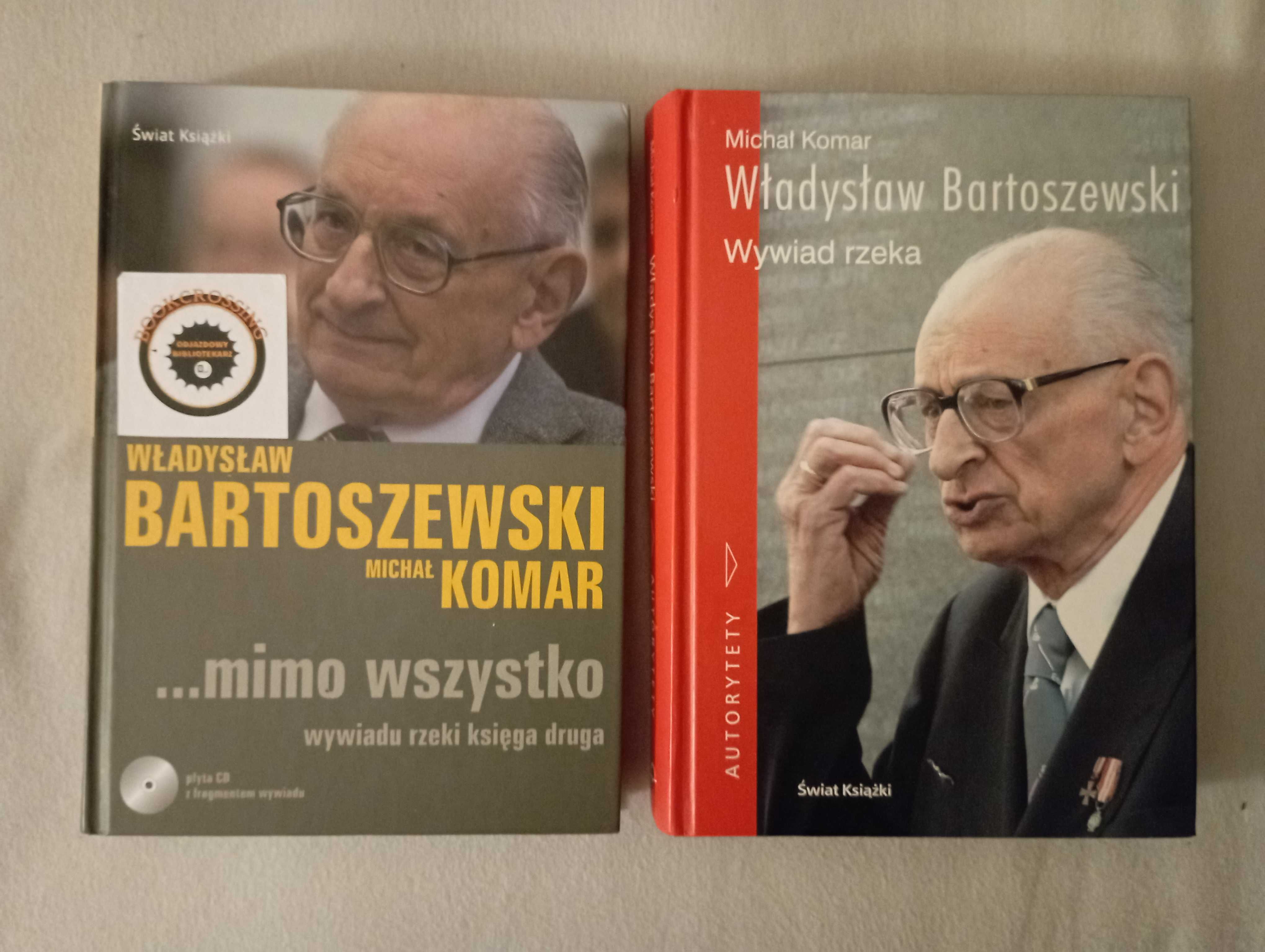 M. Komar Władysław Bartoszewski Wywiad rzeka i Mimo wszystko 2 książki