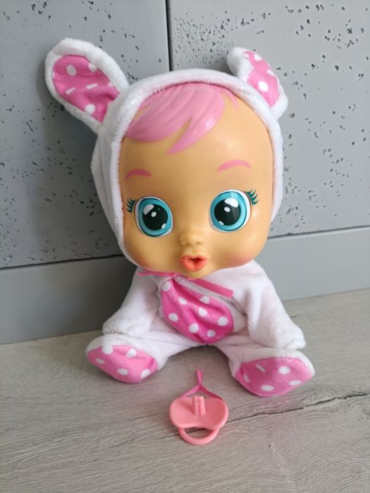 CRY BABIES Lalka CONEY króliczek płaczący bobas