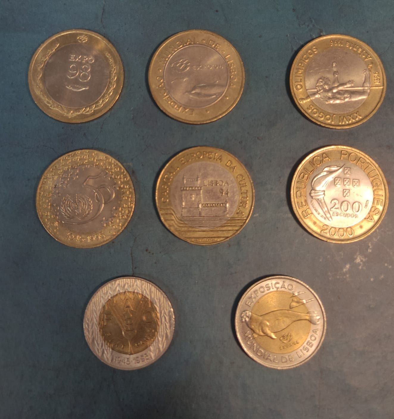 Moedas portuguesas escudo