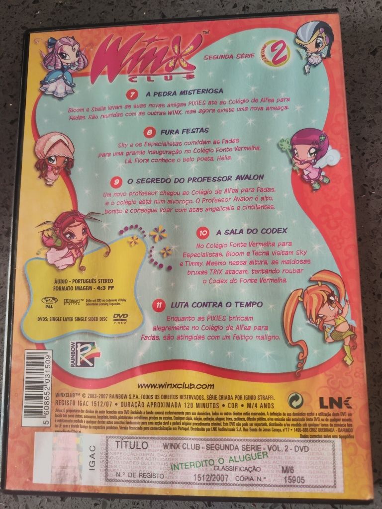 DVDS Originais das WINX
