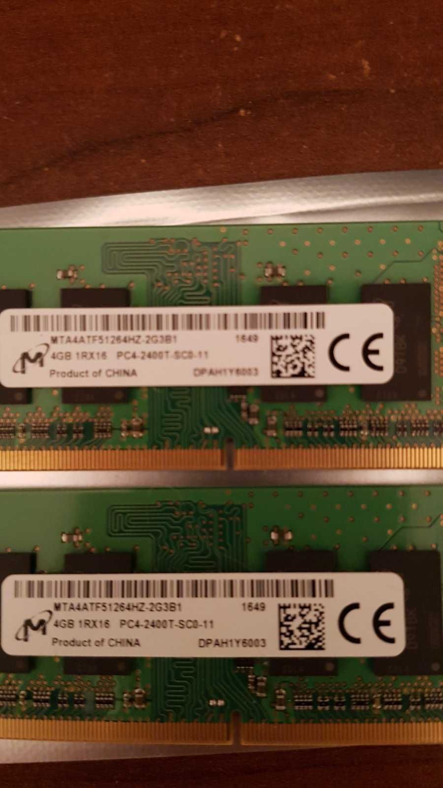пам'ять Crucial для ноутбука DDR4 8Gb 2400MHz PC4 2 планки по 4Gb