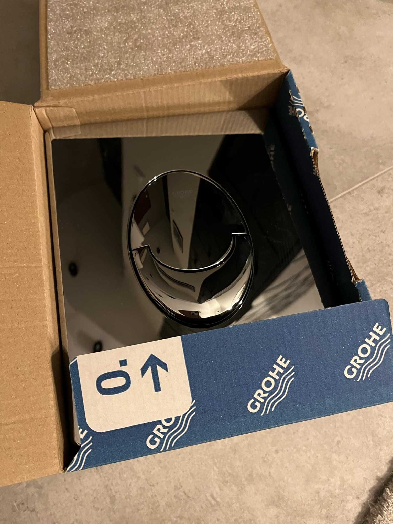 Nowy, przycisk do stelaża Grohe Skate Air, srebrny, zestaw.