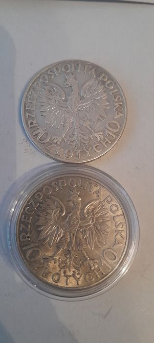 10zl Głowa Kobiety Jadwiga zestaw 6szt  z 1932,1934