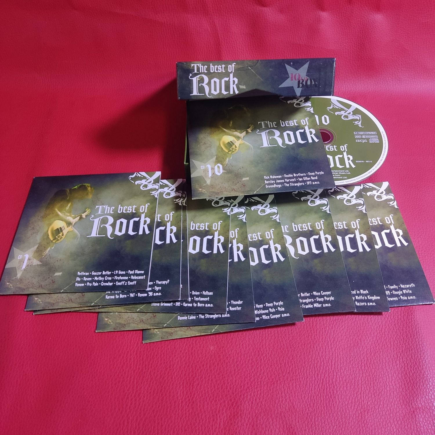 10-CD The best of rock.Треклист в описі.