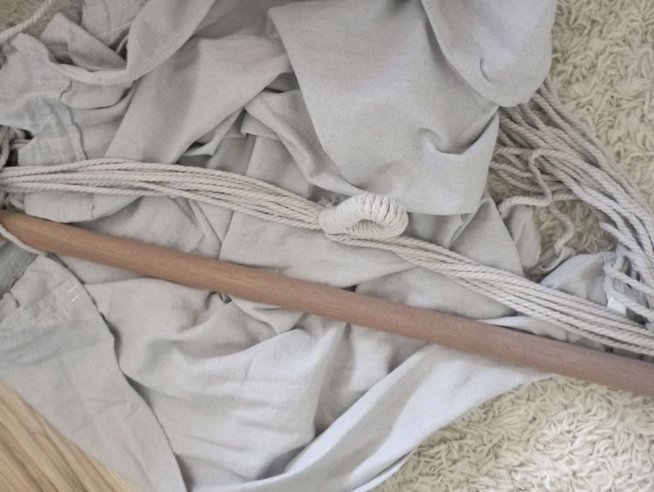 Hamak z ramą drewna,krzesło wiszące