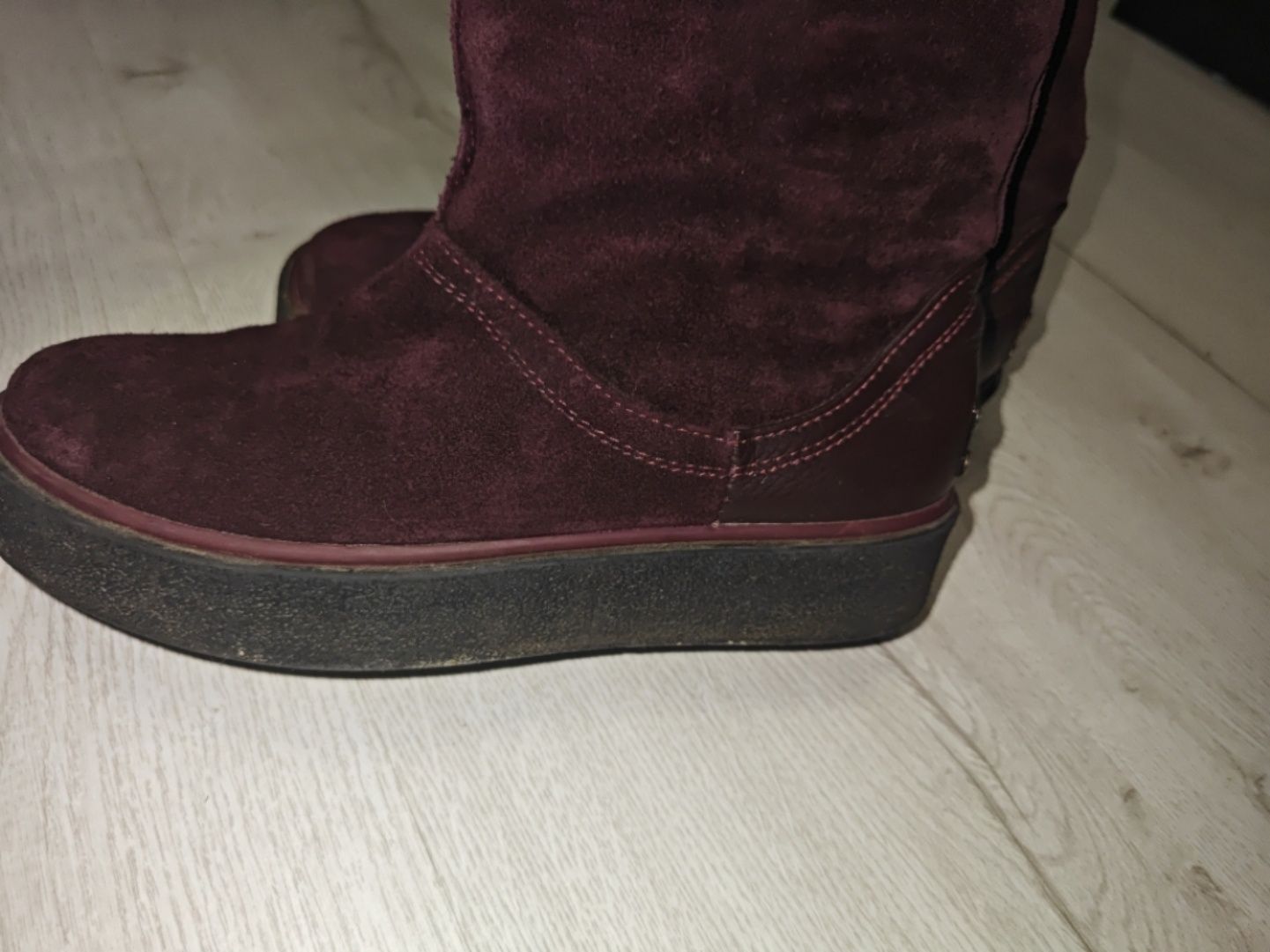 Чоботи зимові сапожки замшеві UGG