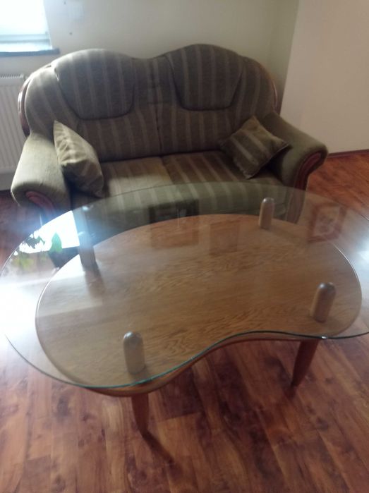 Na sprzedaż sofa3 i sofa2 z funkcją spania +ława debowa