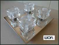 Lampa sufitowa VELDEN, ESTO A-9220, niemieckiej firmy WOFI.