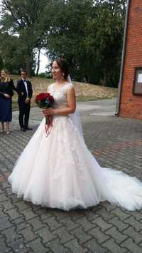 Zjawiskowa suknia ślubna Morii Lee 5573 kolekcja 18 typu Princess