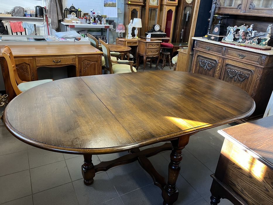 Dębowy stół okrągły/Rozkładany/Raty