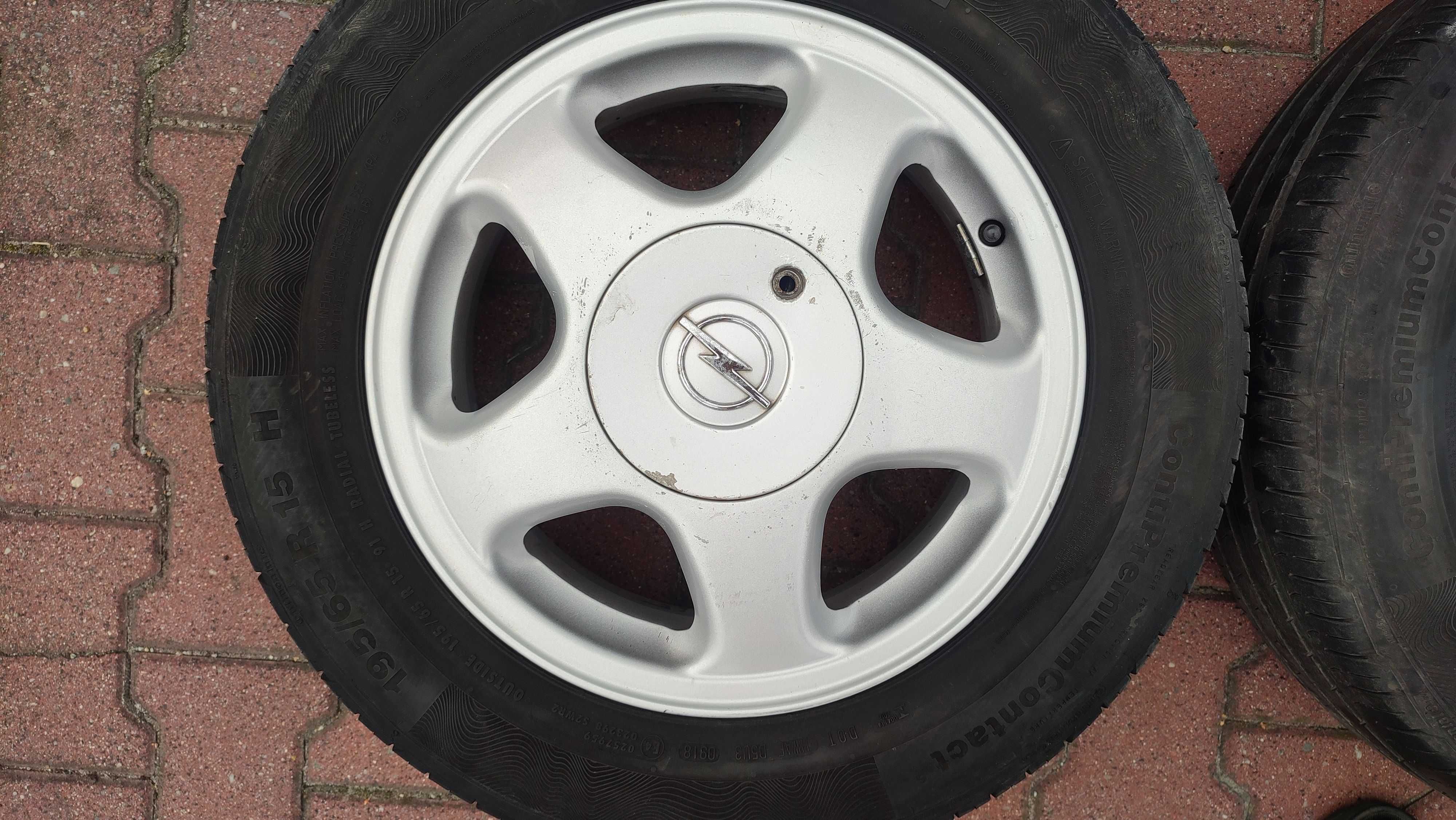 Alufelgi Opel, opony Continental Conti Premium Contract 195/65R15 91H