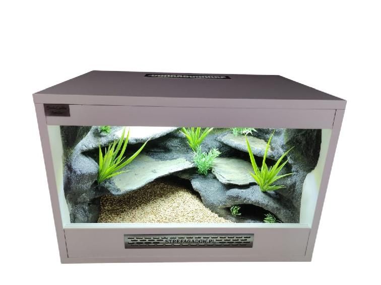 Terrarium dla gekona lamparciego białe 60x40x40 nowe