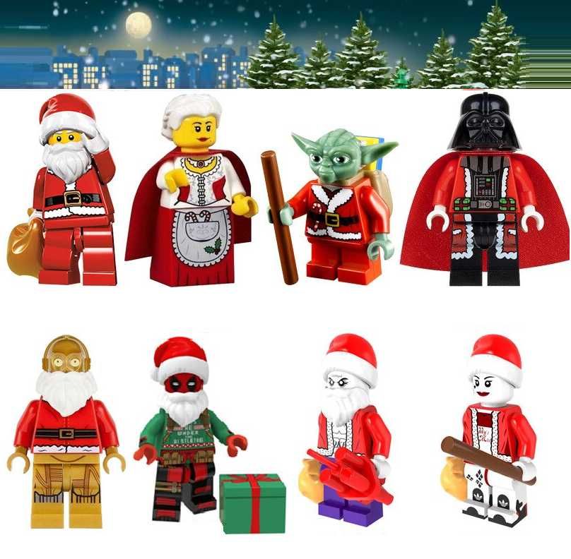 Bonecos minifiguras Especial Natal nº12 (compatíveis com Lego)