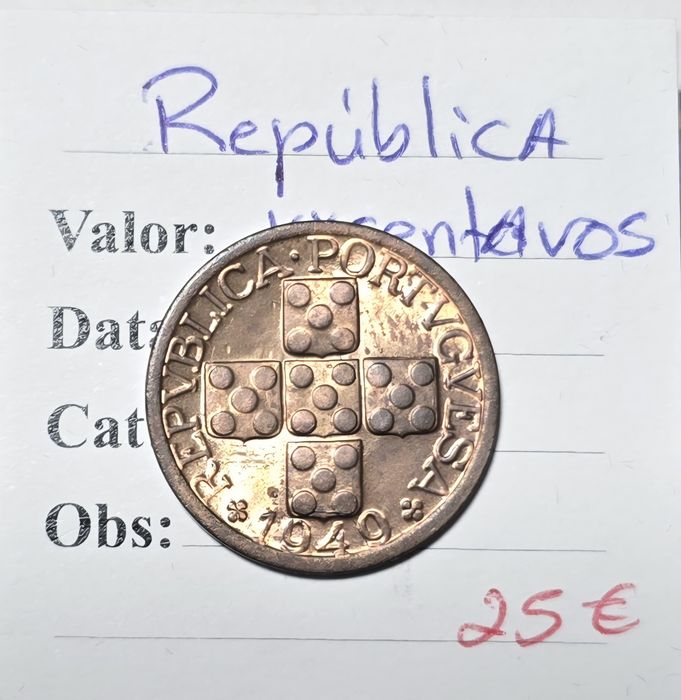 XX centavos 1949 soberba