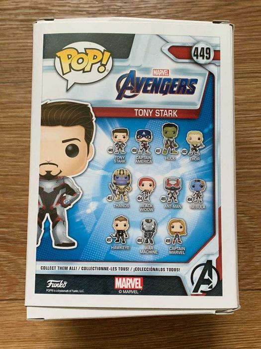 Фігурка Funko Pop Фанко Поп Tony Stark Тоні Старк Месники Marvel 449