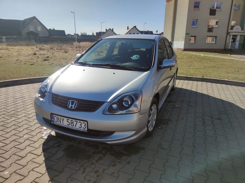 Honda Civic Honda Civic VII 1,4 benzyna 105 tys. klima 2 komplety kół pierwszy wł.