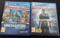 Uncharted pl 4 i kolekcja nathana na Playstation 4/inne gry...