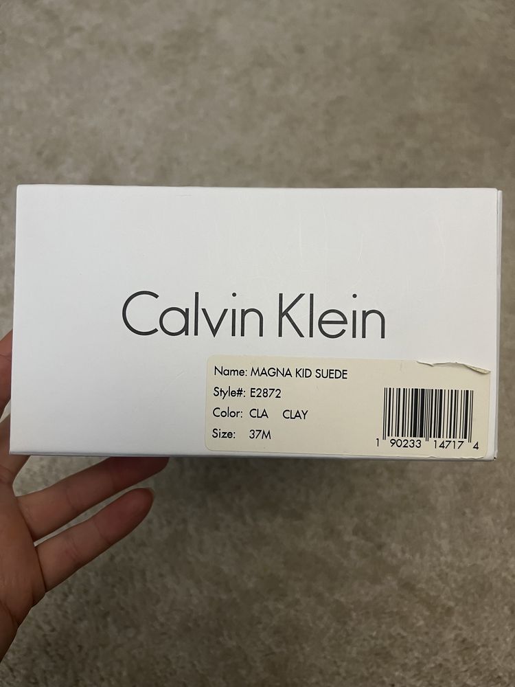 Жiночi лофери туфлi лоферы туфли балетки Calvin klein 37