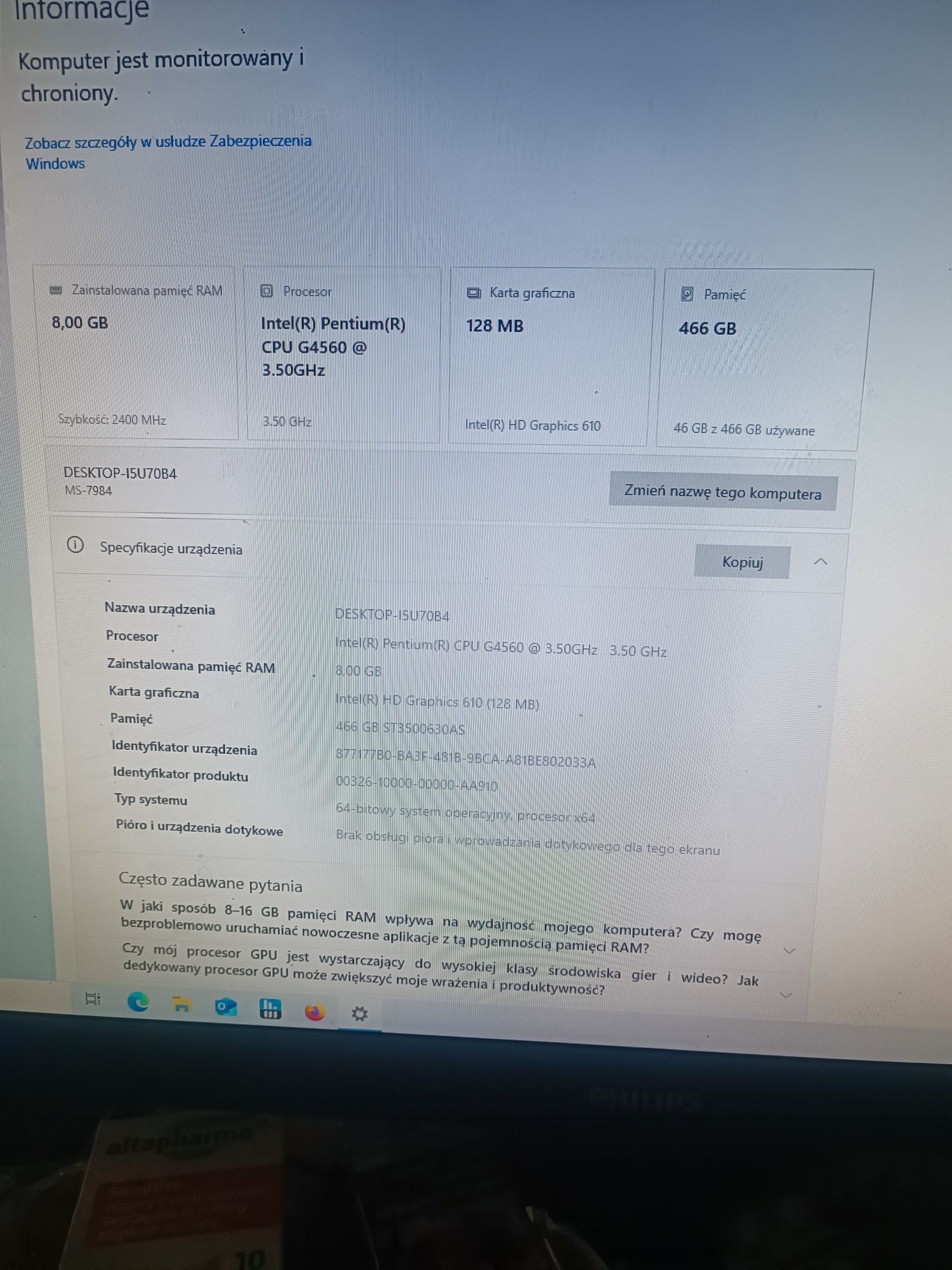 Komputer do pracy i mediów