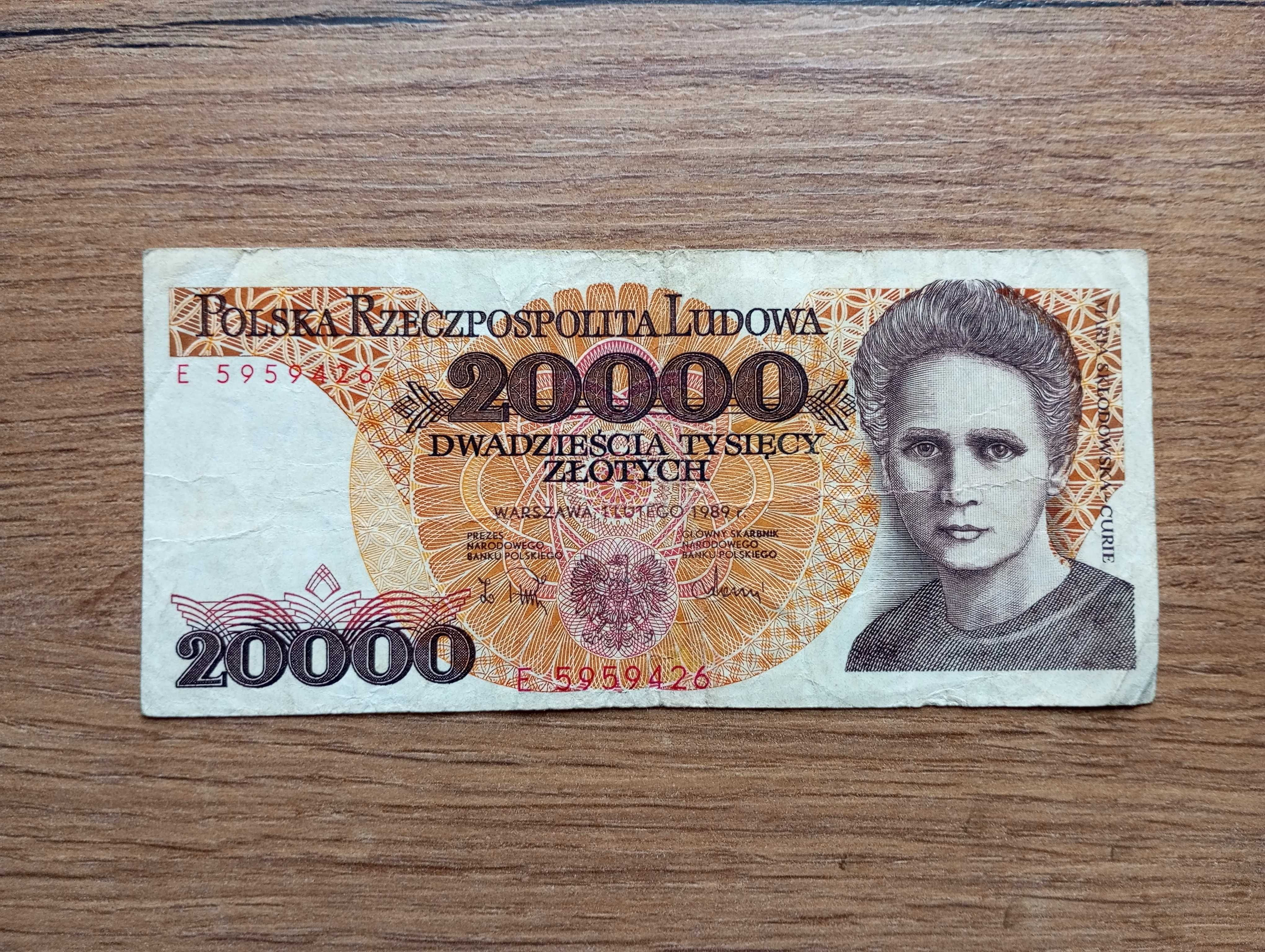 20000 zł 1989  - E -
