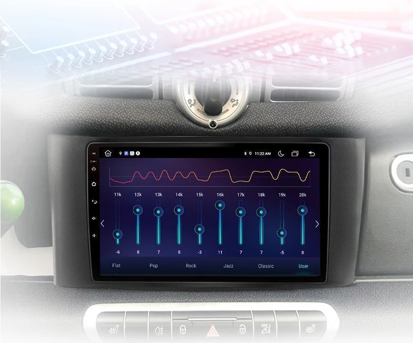Radio dla Smart Fortwo 2011 - 2015 CarPlay i Android Auto