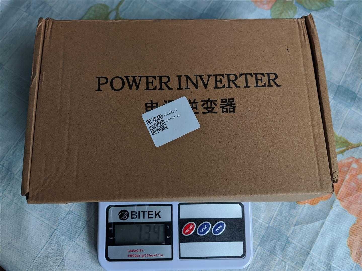 Інвертор 1500W 12v-220V, Inverter, резервное питание