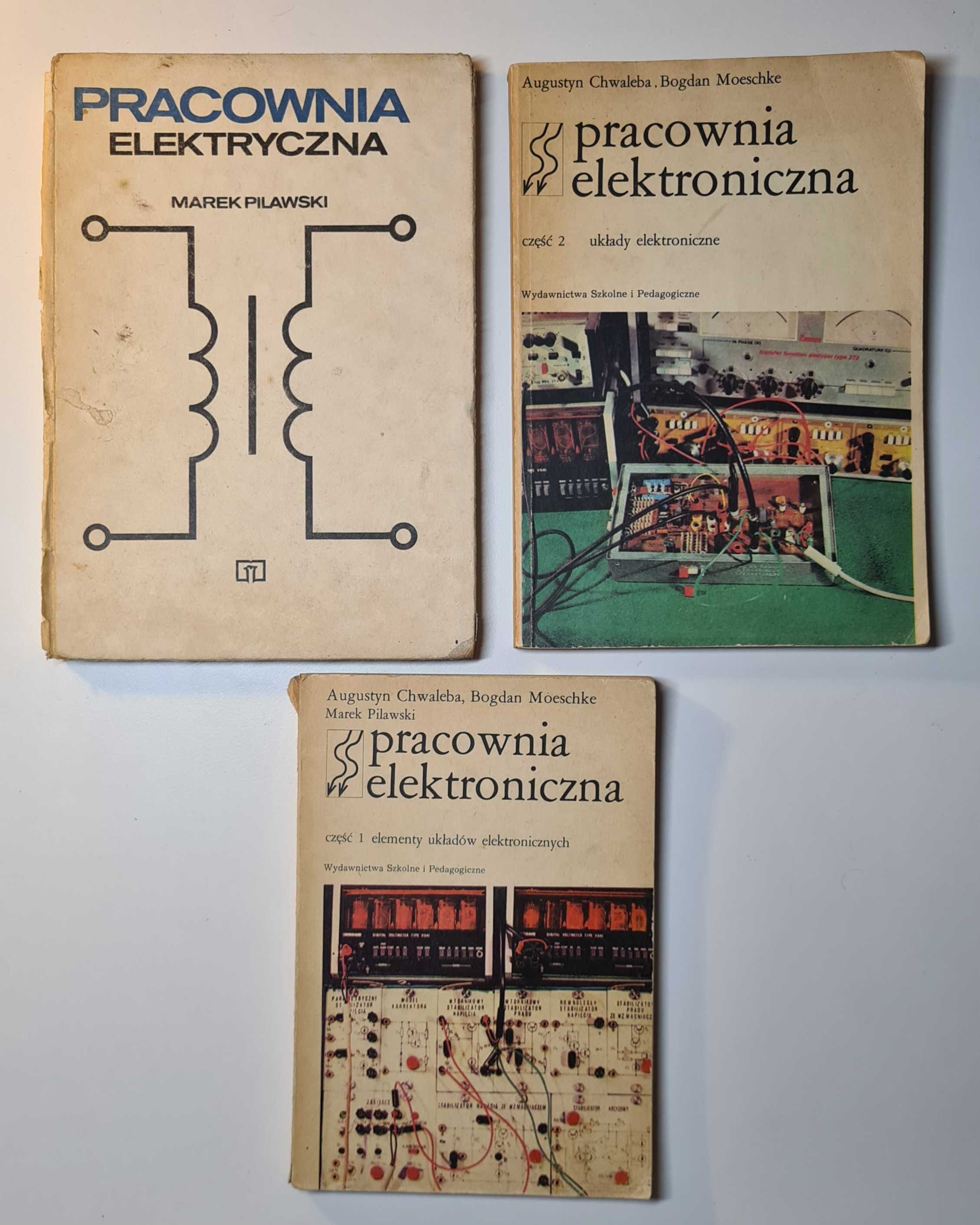 Chwaleba Moeschke PIlawski - Elektronika 3 książki
