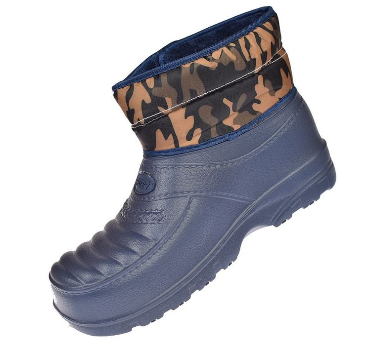 Kalosze ocieplane lekkie śniegowce na rzepy 4773-8 nv roz. 43