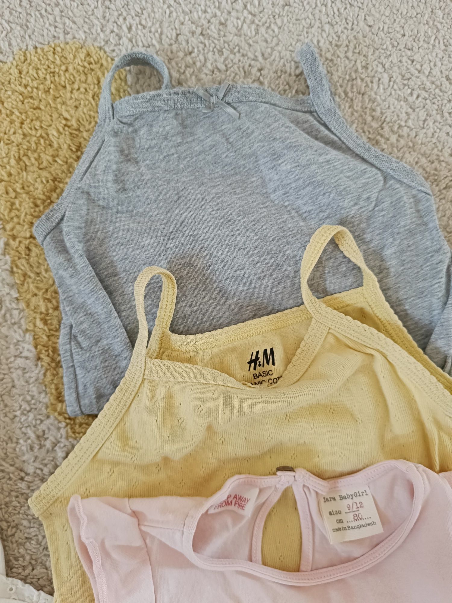 Mega paka zestaw dla dziewczynki na lato letnie 74 h&m smyk kapelusz b