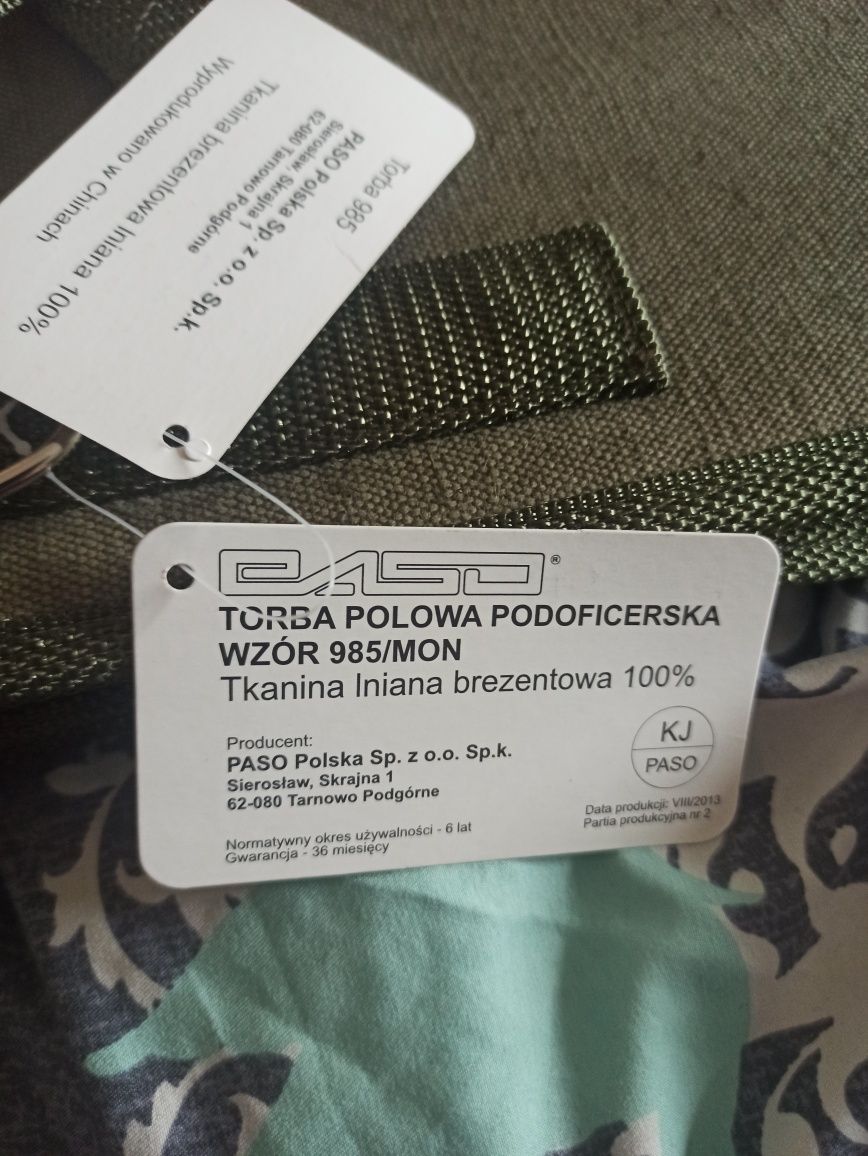 Torba połowa podoficerska