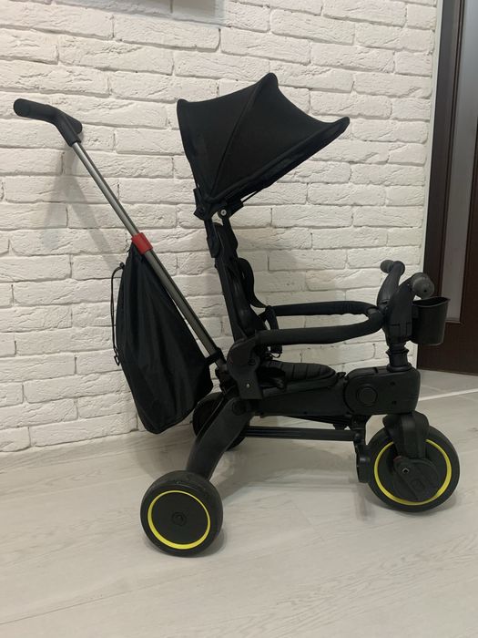 триколісний велосипед 5в1 Ining Baby Чорний