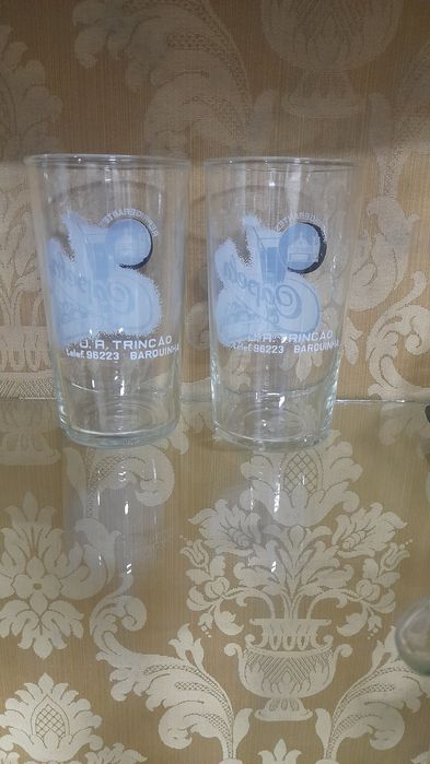 Copos Pirogravados Capela - Barquinha