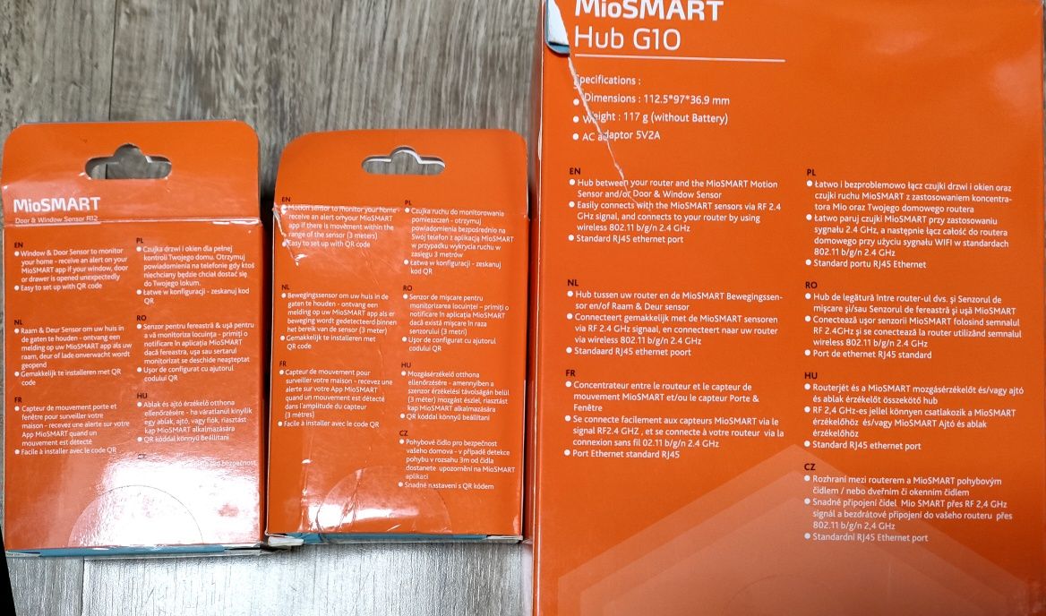 Zestaw monitoringu, system monitorujący MIO Smart Sensor G10