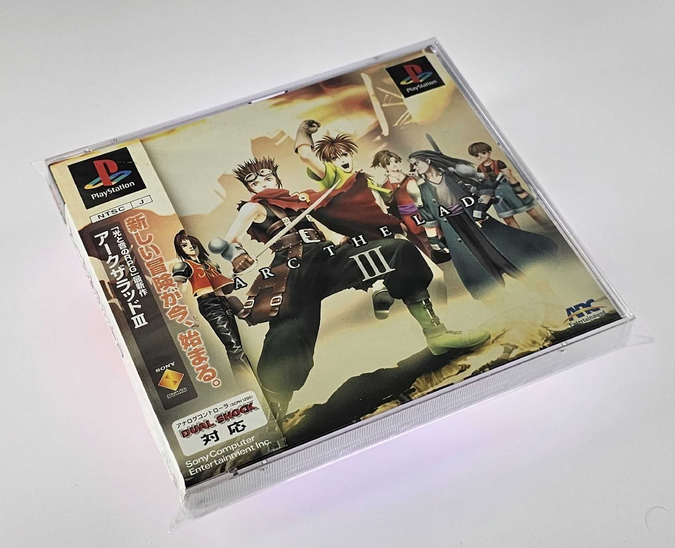 Playstation Arc the Lad III clean box