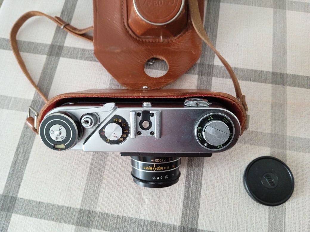Фотоаппарат Фед-5 с олимпийской символикой