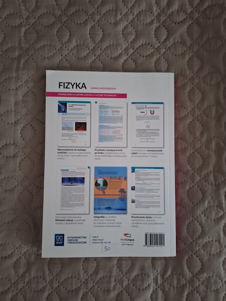 Podręcznik FIZYKA zakres rozszerzony klasa 3 WSiP