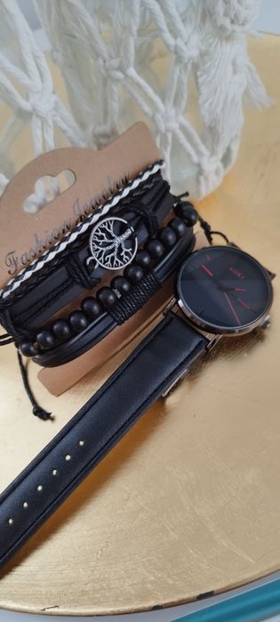 Męski zegarek z bransoletkami
