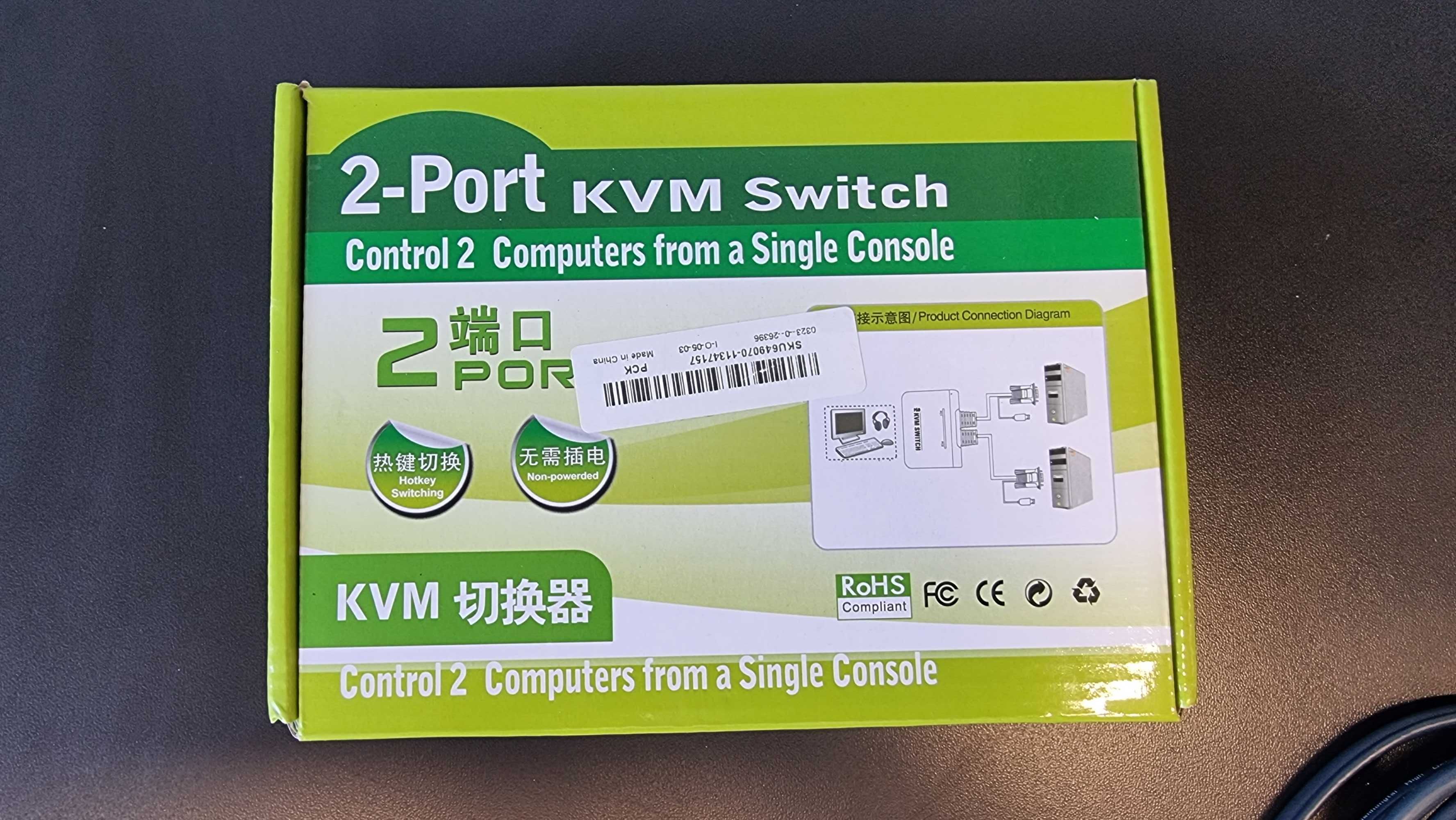 2- Port HDMI KVM Switch - NOVO