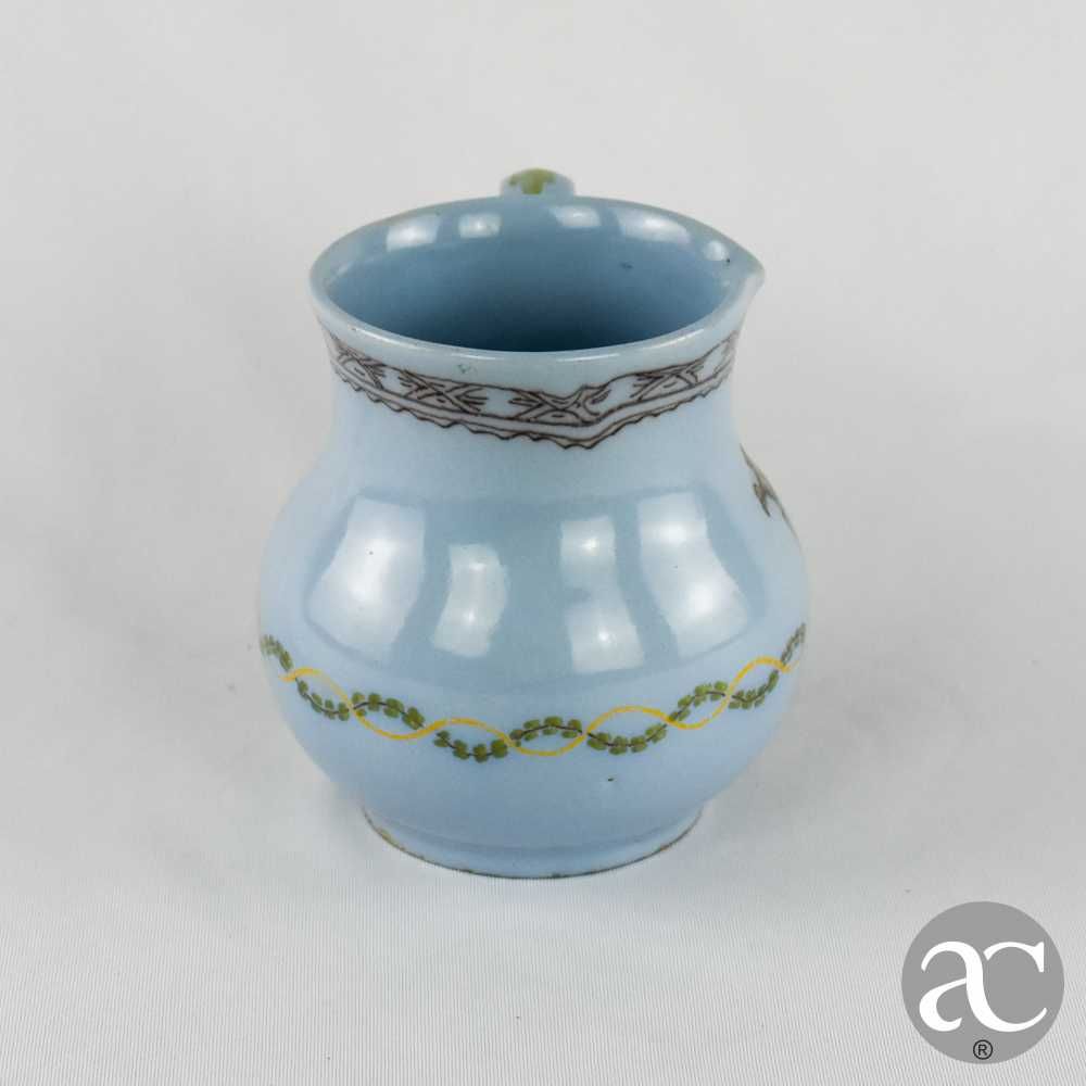 Jarro / Caneca em faiança da Fábrica da Torrinha com brasão
